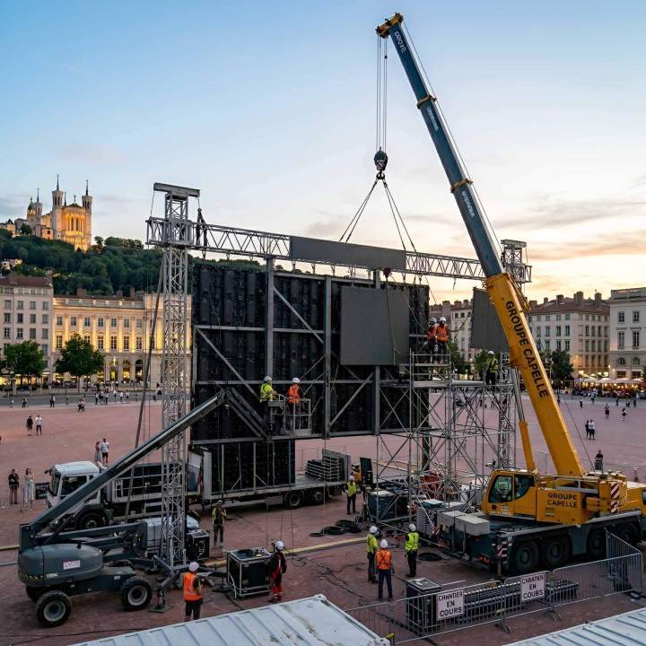 Installation of a giant screen Trois-Rivières